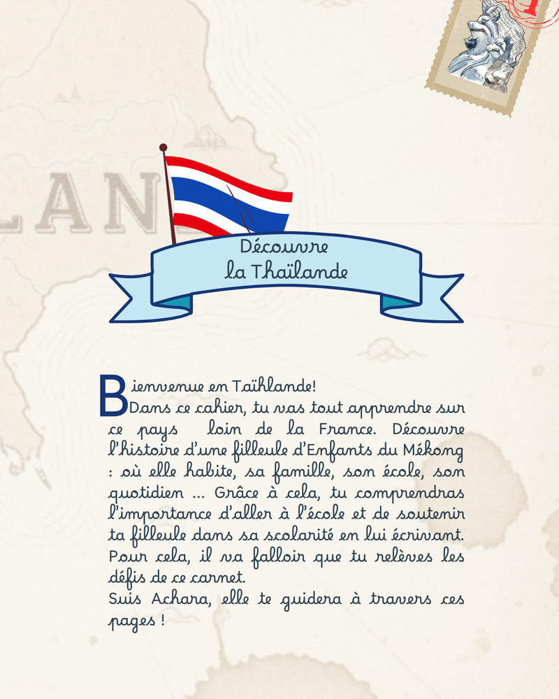 Carnet de jeux - Thaïlande