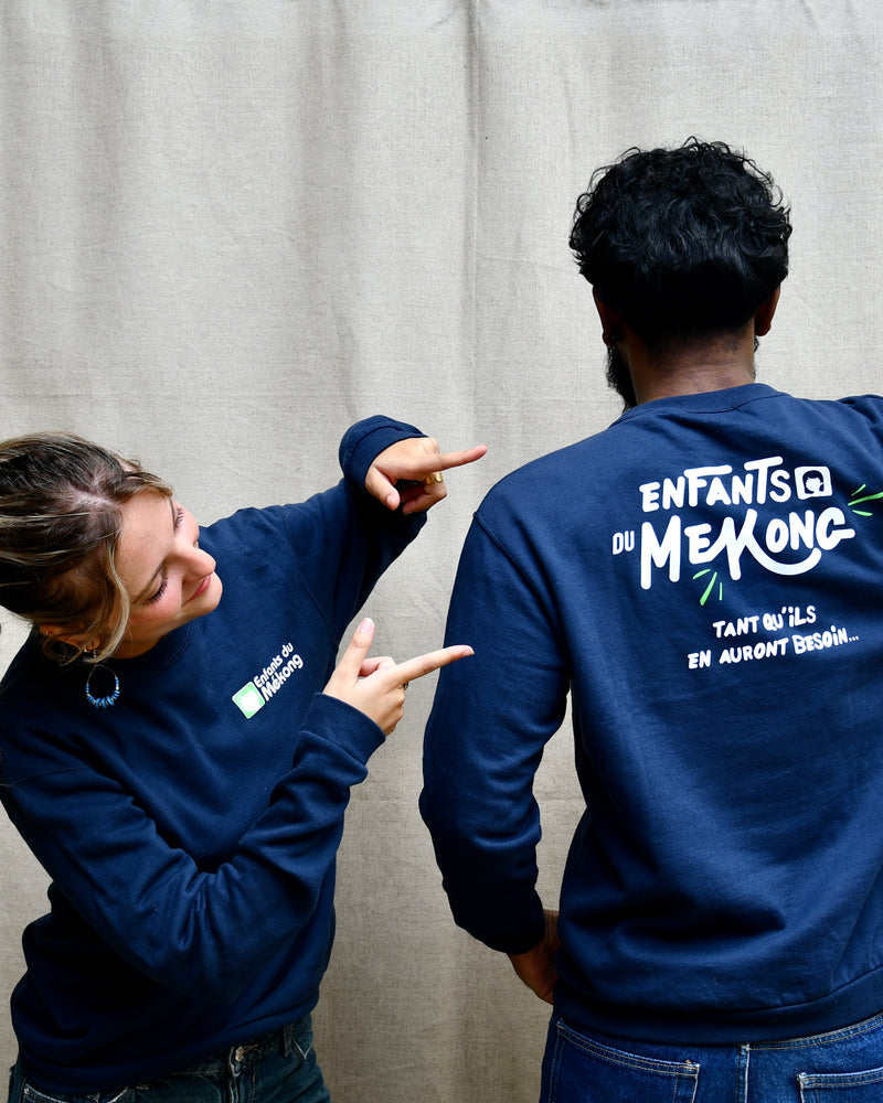 Sweat-shirt Enfants du Mékong - mixte