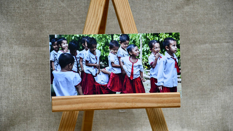 8 cartes de vœux Enfants du Mékong